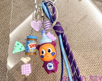 Ciondolo Twinkle Pop Bean: Ciondoli per borse, ciondoli per cellulari, portachiavi realizzati a mano