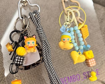 Charm de Molly Pop Bean: Charms hechos a mano para bolsos, teléfonos y llaveros.