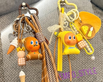 Dije de figura secreta "Twinkle Twinkle": Dijes hechos a mano para bolsos, teléfonos y llaveros.