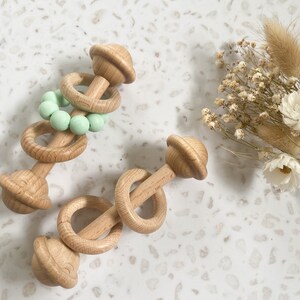 Wooden Keepsake Rattle - Baby Rattle - Baby Keepsake - Baby Shower Gift