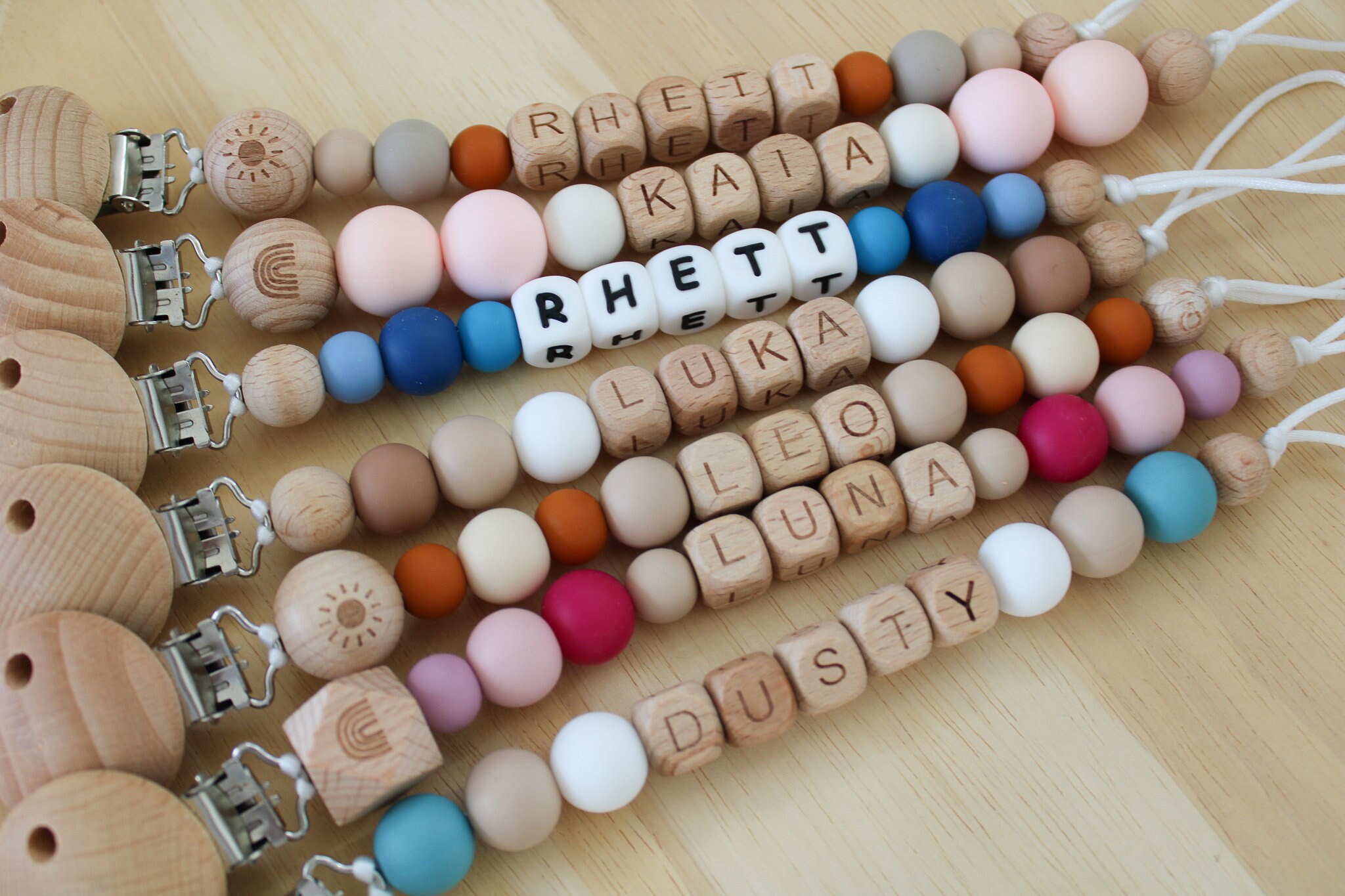 Personalised Dummy Chain Etsy