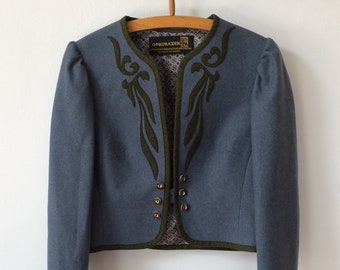 Vintage Wool Jacket Traditional German Blazer