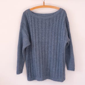 Vintage Handknitted Alpaca Sweater Pullover