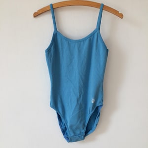 Vintage Blue One Piece Swimsuit Body