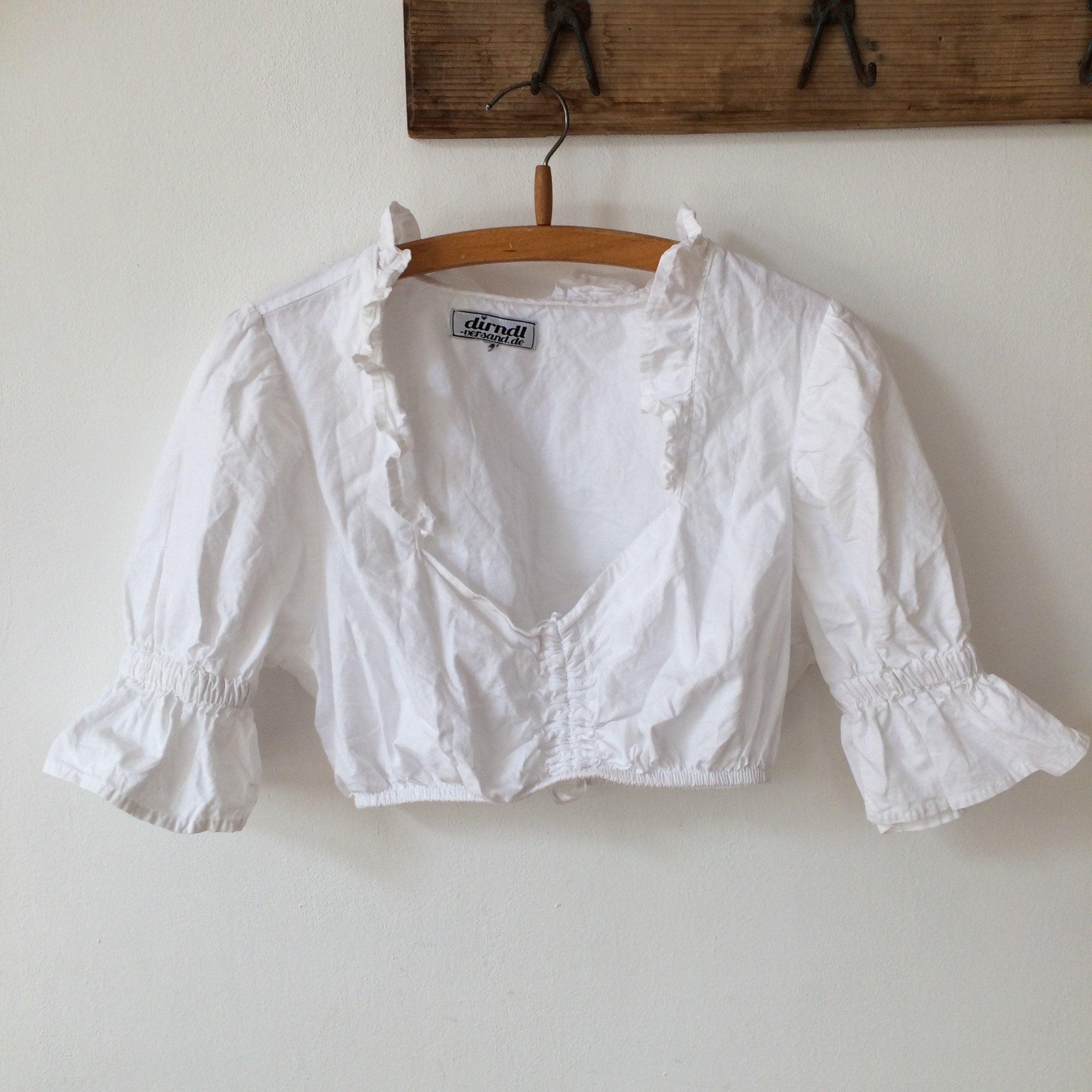 Dirndl Ruffle Crop Top