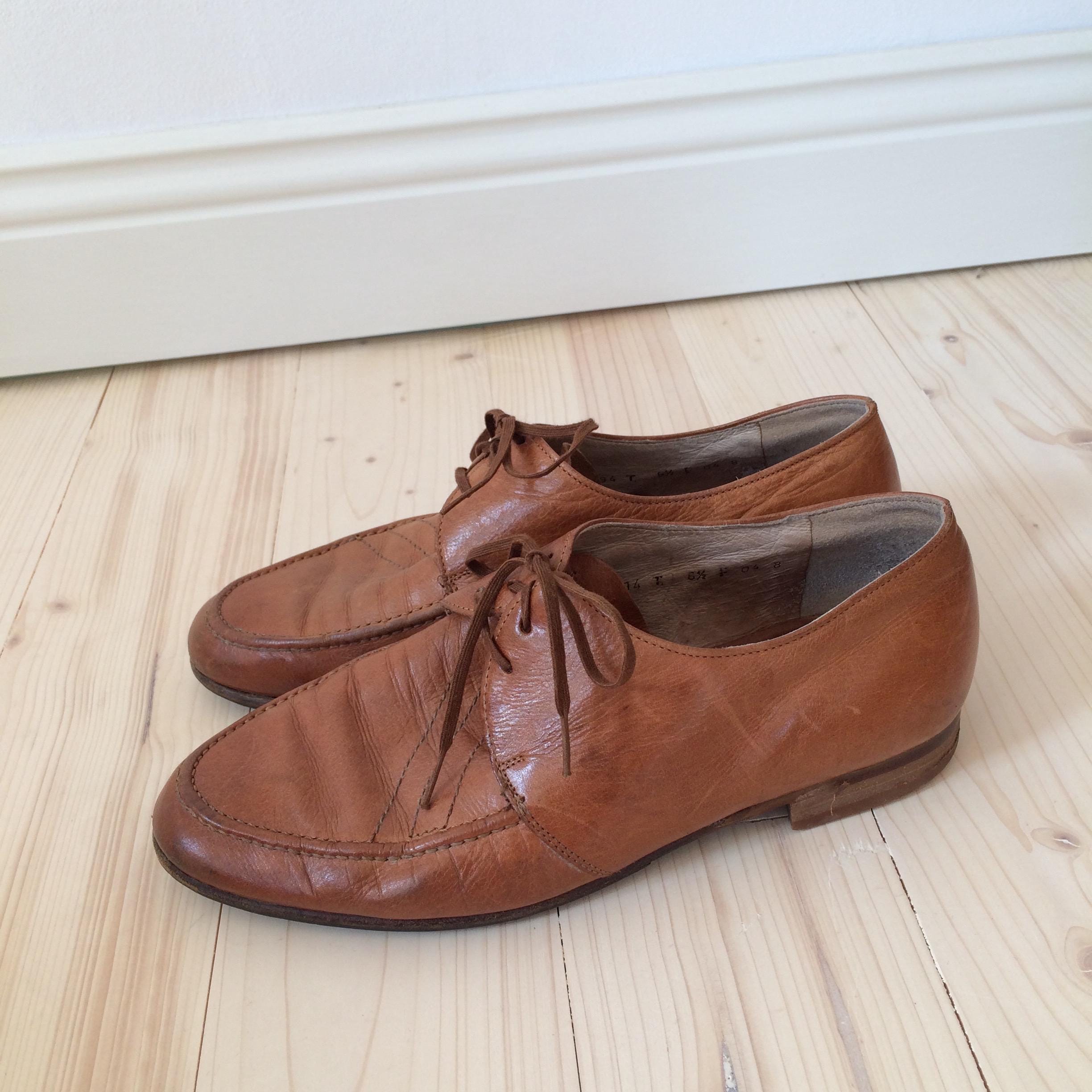 VINTAGE Salamander Sportiv Men’s Brown Leather Shoes Loafers, Size 9 Marke Salamander Vintage Made in West Germany Leather  main image 4