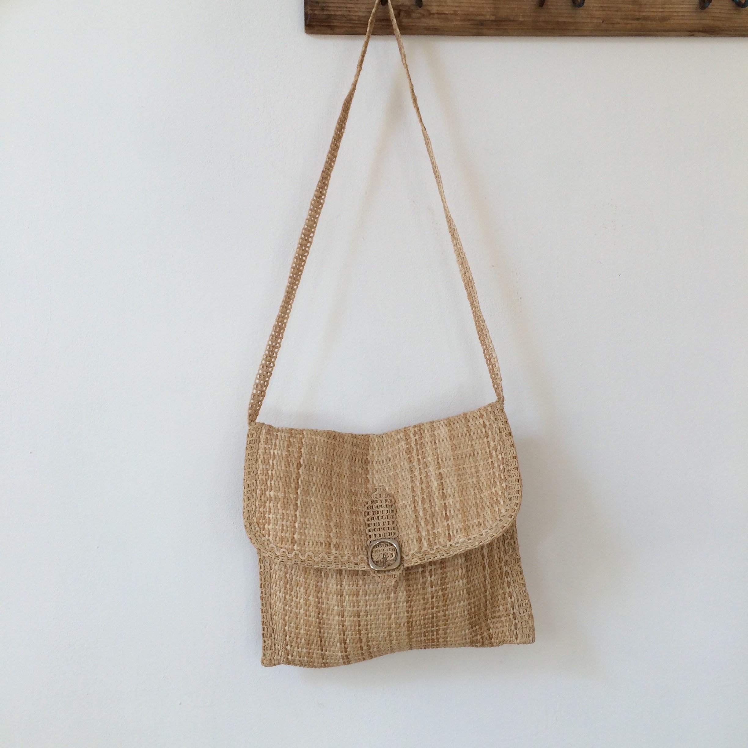 Straw crossbody bag Etsy