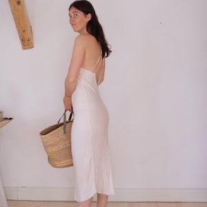 Vintage Silk Maxi Dress Slip Dress Night gown