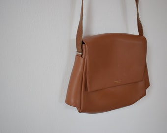 Vintage MANDARINA DUCK real leather crossbody bag