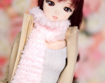 Handmade Knitted Scarf for Smart Doll, 1/3 Scale Doll Clothes