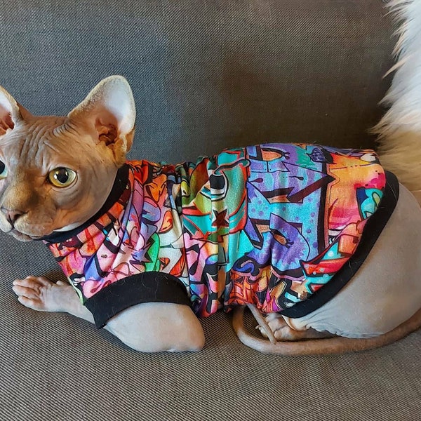 Sphynx Cat Top Tshirt Jersey Chat Vêtements