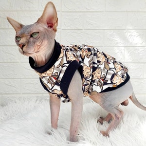 Sphynx Cat Clothes Pattern -  Australia
