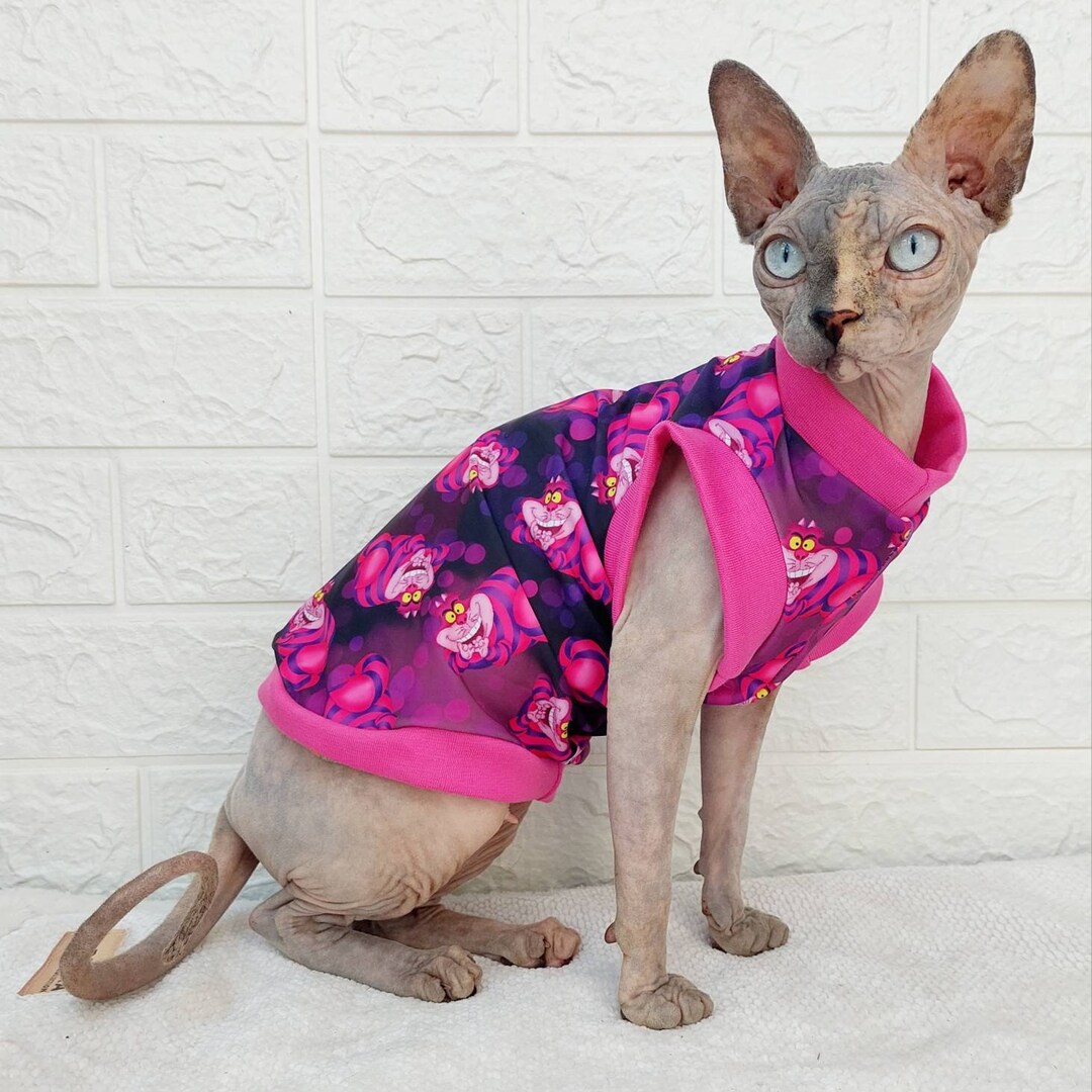 UV Sun Protection Sphynx Cat Top SPF 50 Cat Clothes Etsy UK