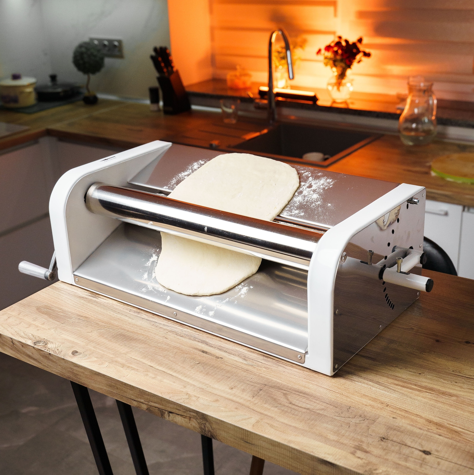 Dough Sheeter for Home, Manual Dough Sheeter, Manual Dough Roller