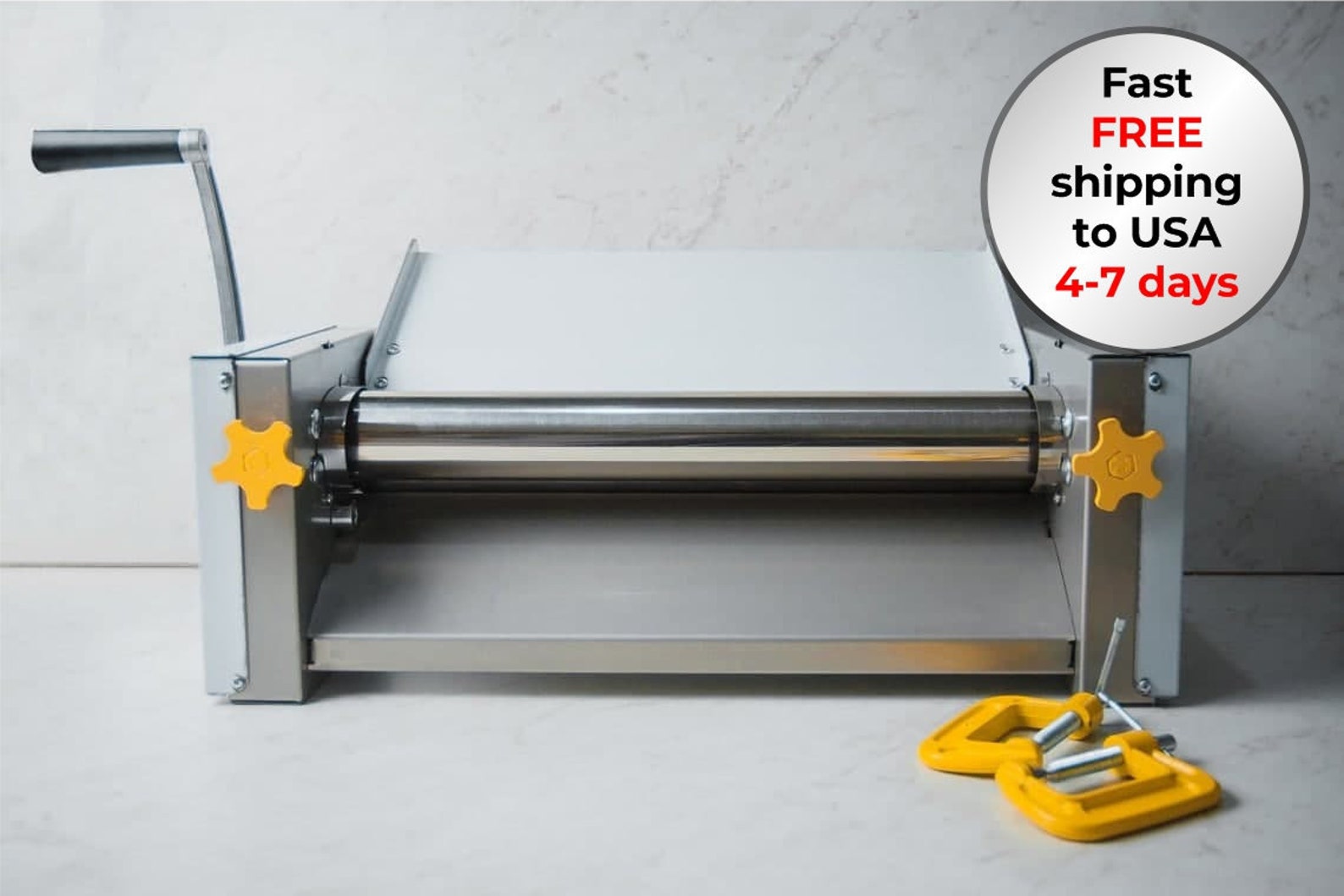 Manual Dough Sheeter 15.7 Inc. Dough roller Pastry roller Etsy