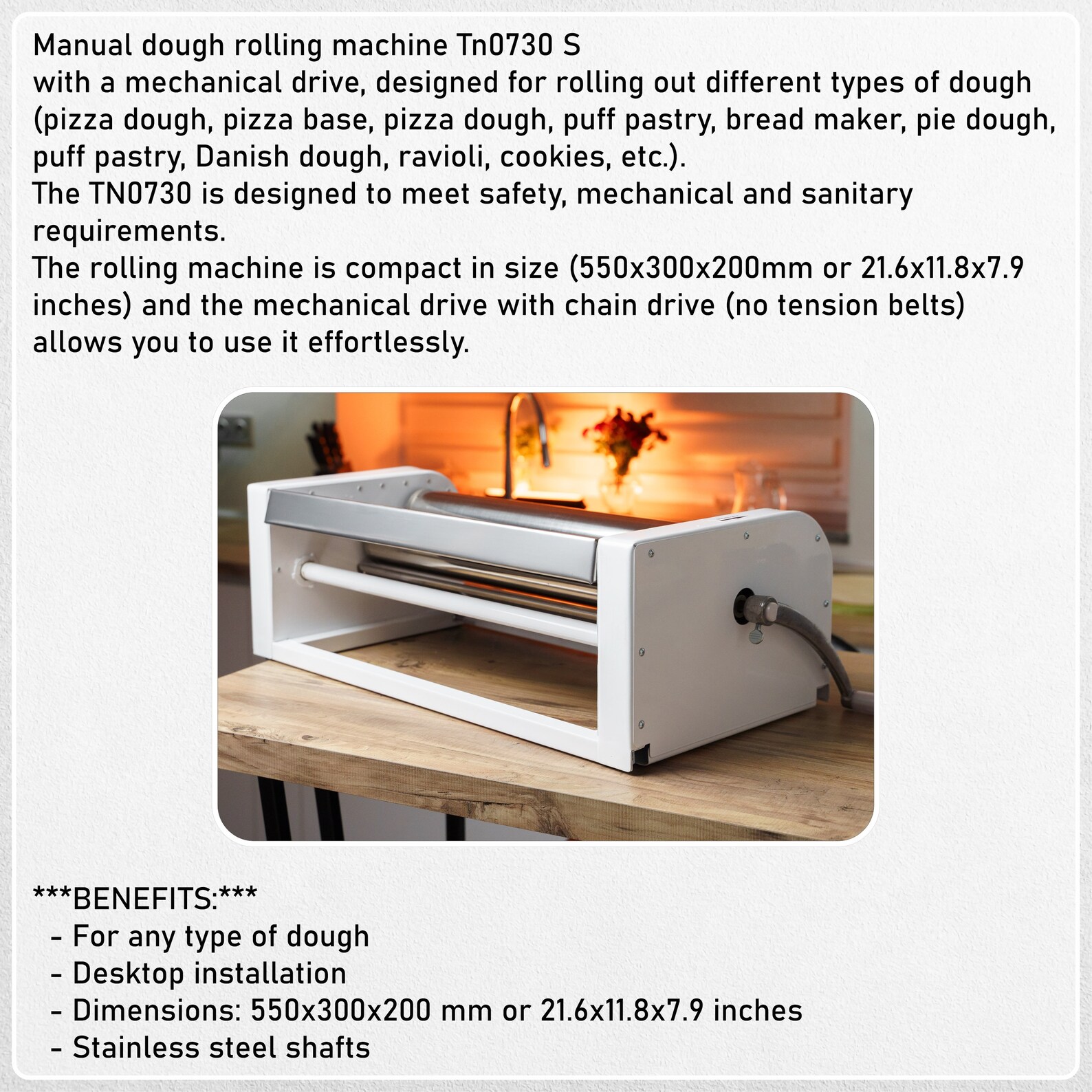 Dough Sheeter for Home Manual Dough Sheeter Manual Dough Etsy Canada