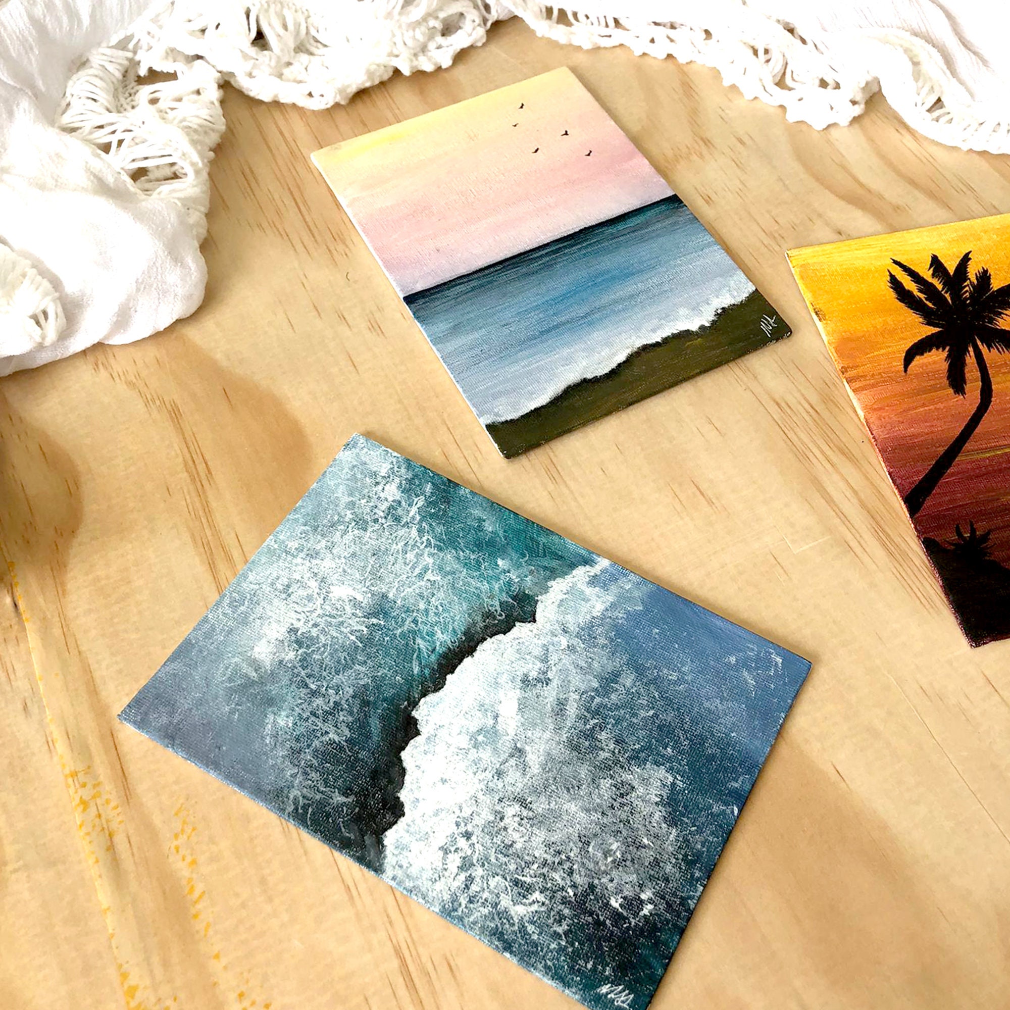 Tropical Elements Mini Canvas