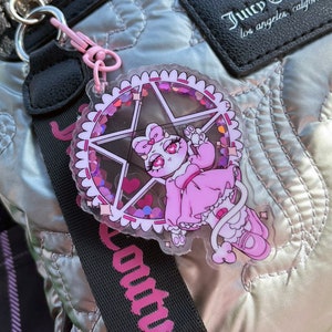 Demon Bunny Lillith Shaker Keychain