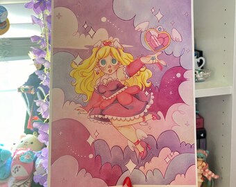 Magical Girl 8x10 holo art print