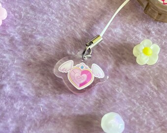 Magical Girl Heart Cell Phone Charm