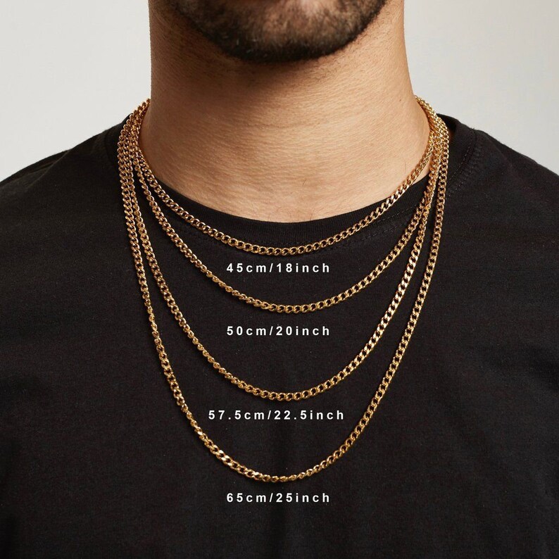 Men\u2019s chain silver length made to order can be a bracelet or necklace mens figaro chain men\u2019s curb chain silver gold gift for him