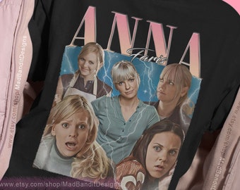 Anna Faris shirt cool retro rock poster t-shirt 70s 80s 90s rocker design style tee 465