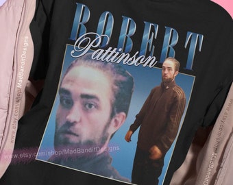 Robert Pattinson shirt vintage retro design t-shirt 70s 80s 90s rocker design style tee 569