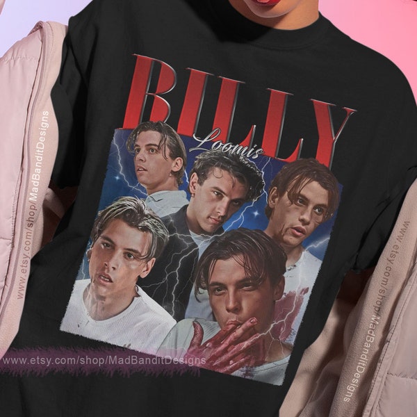 Billy Loomis shirt cool retro rock poster t-shirt 70s 80s 90s rocker design style tee 477