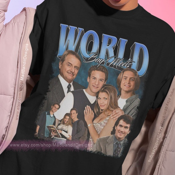 Boy Meets World shirt cool retro rock poster t-shirt 70s 80s 90s rocker design style tee 547