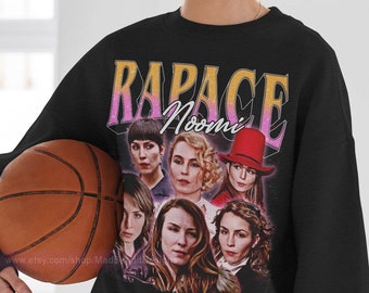 Noomi Rapace sweatshirt cool retro rock poster sweater 70s 80s 90s rocker design style sweatshirts 318