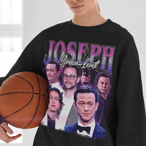 Joseph Gordon Levitt sweatshirt cool retro rock poster sweater 70s 80s 90s rocker design style sweatshirts 291