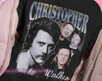 Christopher Walken shirt cool retro rock poster t-shirt 70s 80s 90s rocker design style tee 127