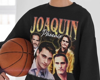 Joaquin Phoenix sudadera cool retro rock poster sweatshirt 70s 80s 90s rocker design sweatshirts 162