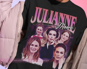 Julianne Moore shirt cool retro rock poster t-shirt 70s 80s 90s rocker design style tee 295