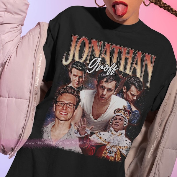 Jonathan Groff shirt cool retro rock poster t-shirt 70s 80s 90s rocker design style tee 289