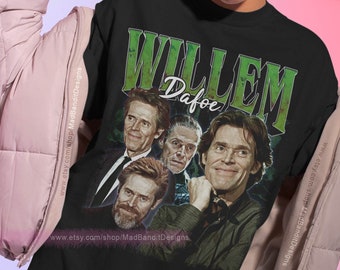 Willem Dafoe shirt cool retro rock poster t-shirt 70s 80s 90s rocker design style tee 284