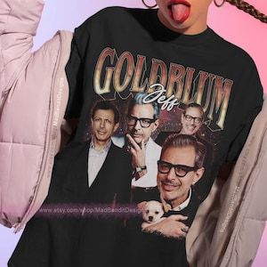 Jeff Goldblum Shirt Cool Retro Rock Poster T-shirt 70s 80s Jeff Goldblum Shirt Cool Retro Rock Poster T-shirt 70s 80s