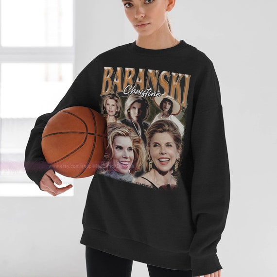 Christine Baranski Sweatshirt Cool Retro Rock Poster Sweater 70s