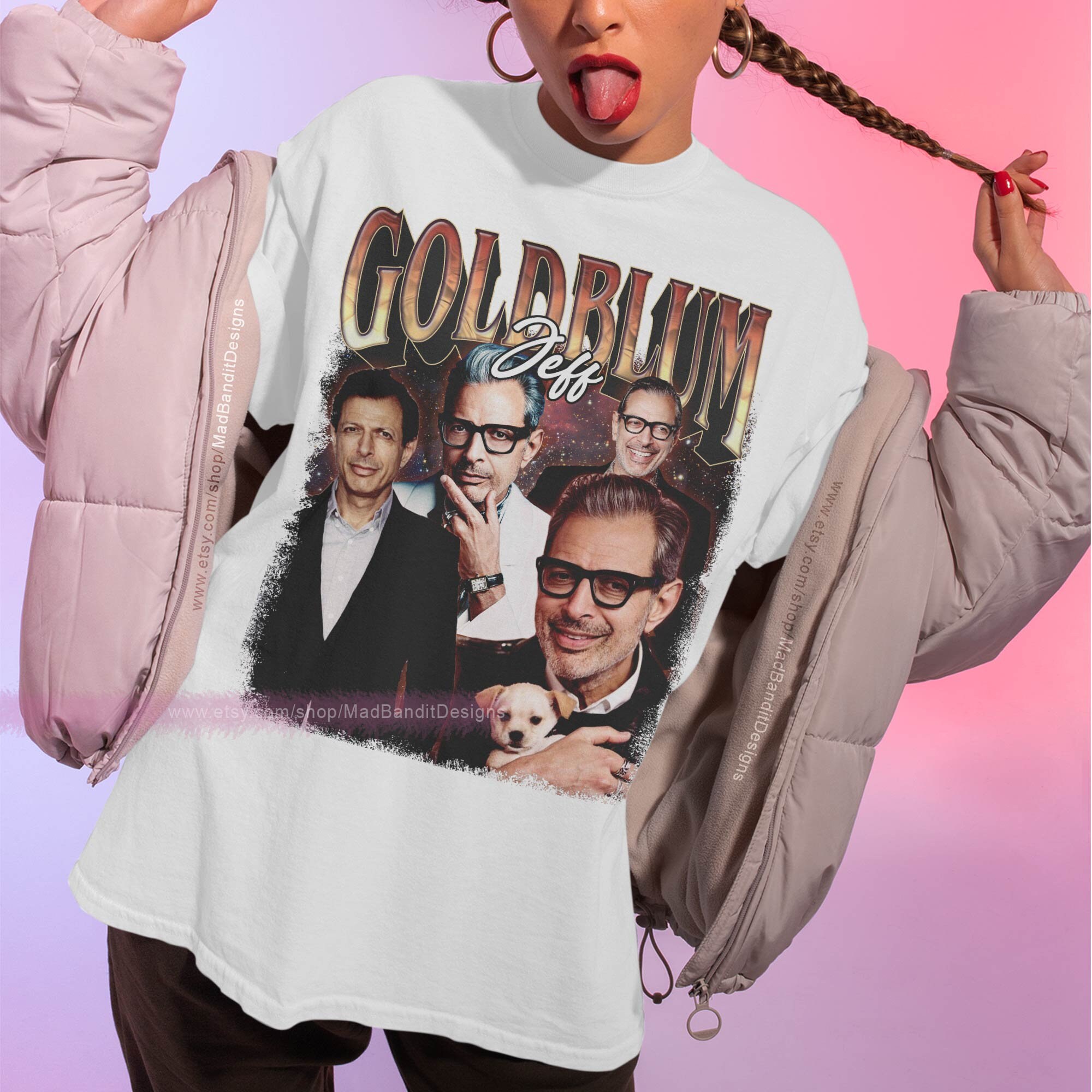 Jeff Goldblum Shirt Cool Retro Rock Poster T-shirt 70s 80s Jeff Goldblum Shirt Cool Retro Rock Poster T-shirt 70s 80s
