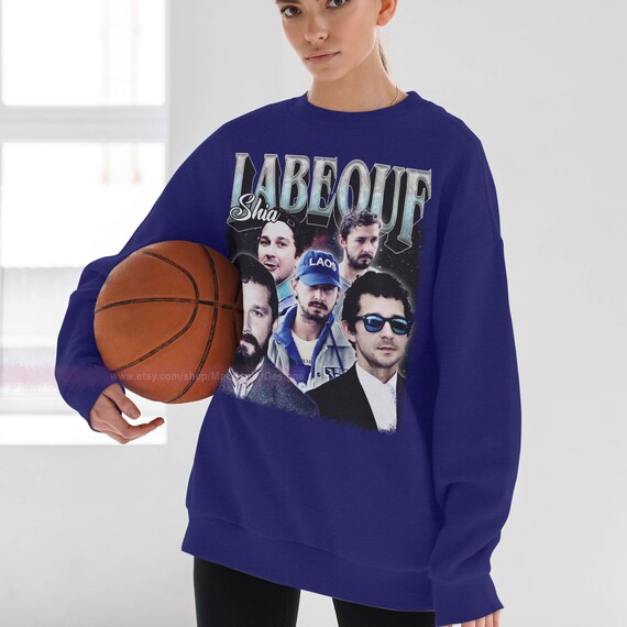 Shia Labeouf Sweatshirt Cool Retro Rock Poster Sweater 70s 80s 90s Rocker Design Style Sweatshirts 256 Etsy UK
