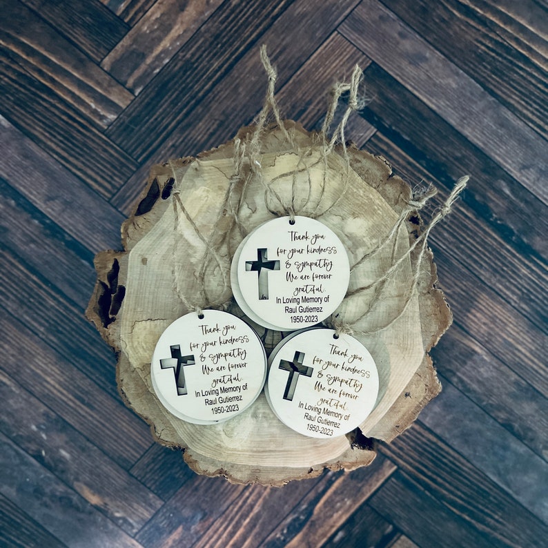 Funeral Favors Custom Memorial Remembrance Gift Etsy