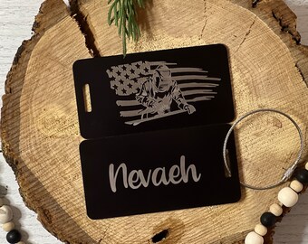 Custom Luggage Tag, Personalized, Backpack, Travel Gifts, Gift for Kids