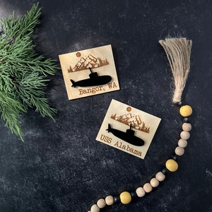 US Navy Submarine Magnet, PCS Announcement, Personalized Submarine, Navy Submariner Gift, Gift for Submariner Spouse