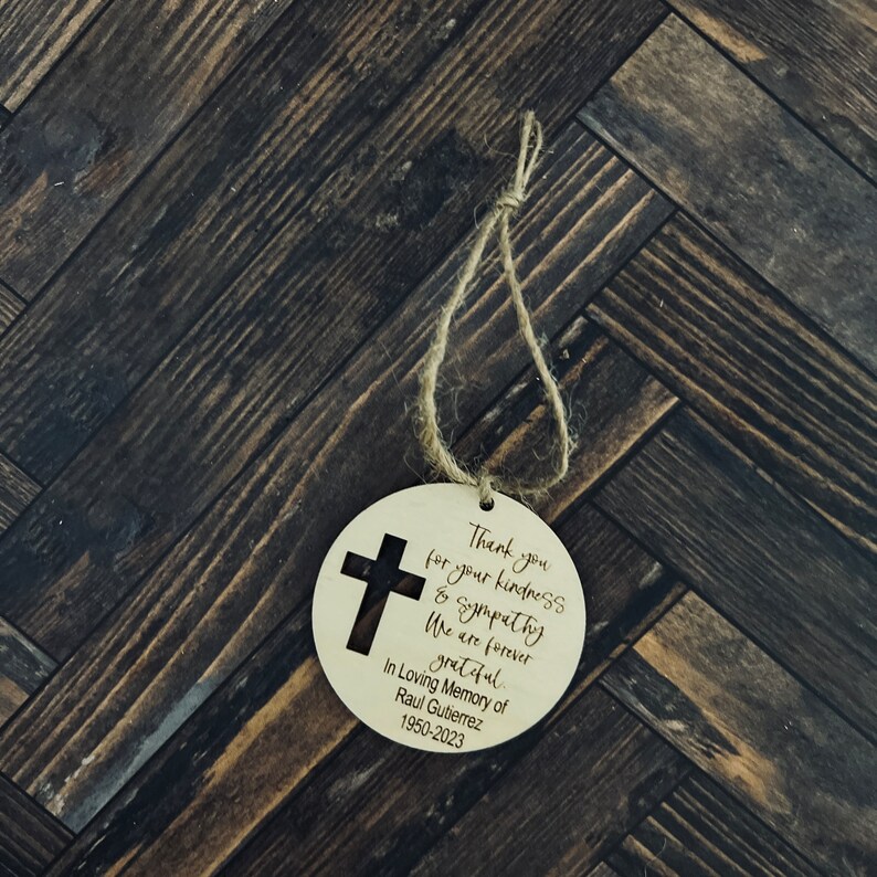 Funeral Favors Custom Memorial Remembrance Gift Etsy