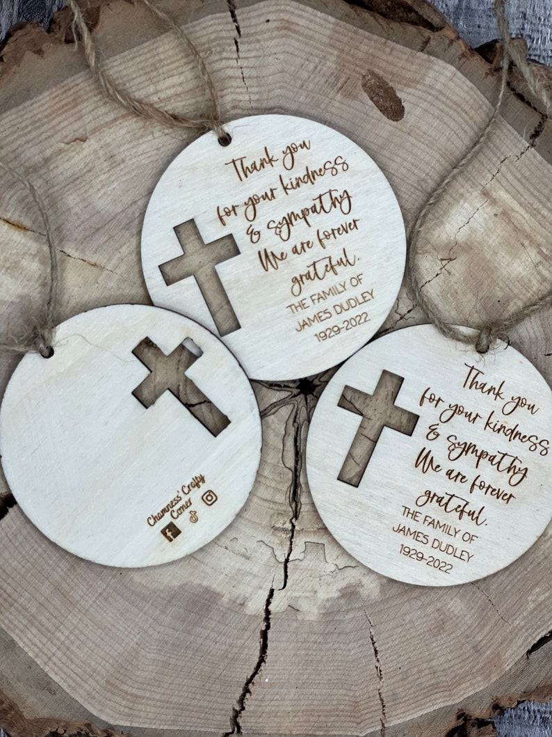Funeral Favors Custom Memorial Remembrance Gift Etsy