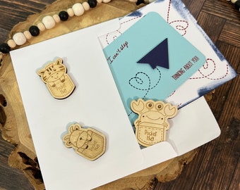 Wooden Pocket Hug Token Gift, A Little Hug For When I Can't Be There, Pocket Hug, Miss You Gift, Friend Gift