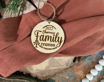 Favors For Family Reunion, Personalized, Ornament, Thank You Gift, Family Reunion Gifts