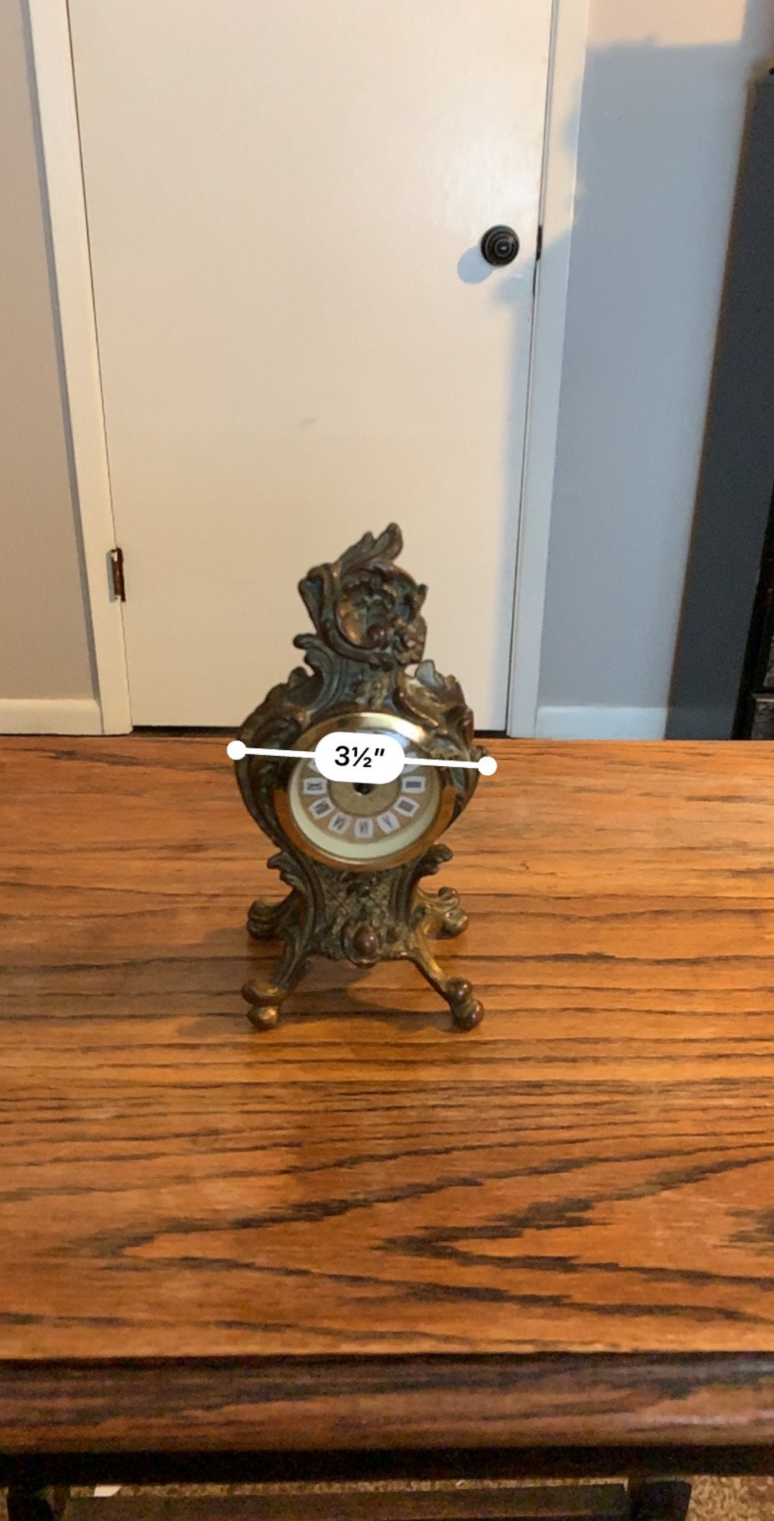 Antique Mercedes Table Clock from West Germany Etsy