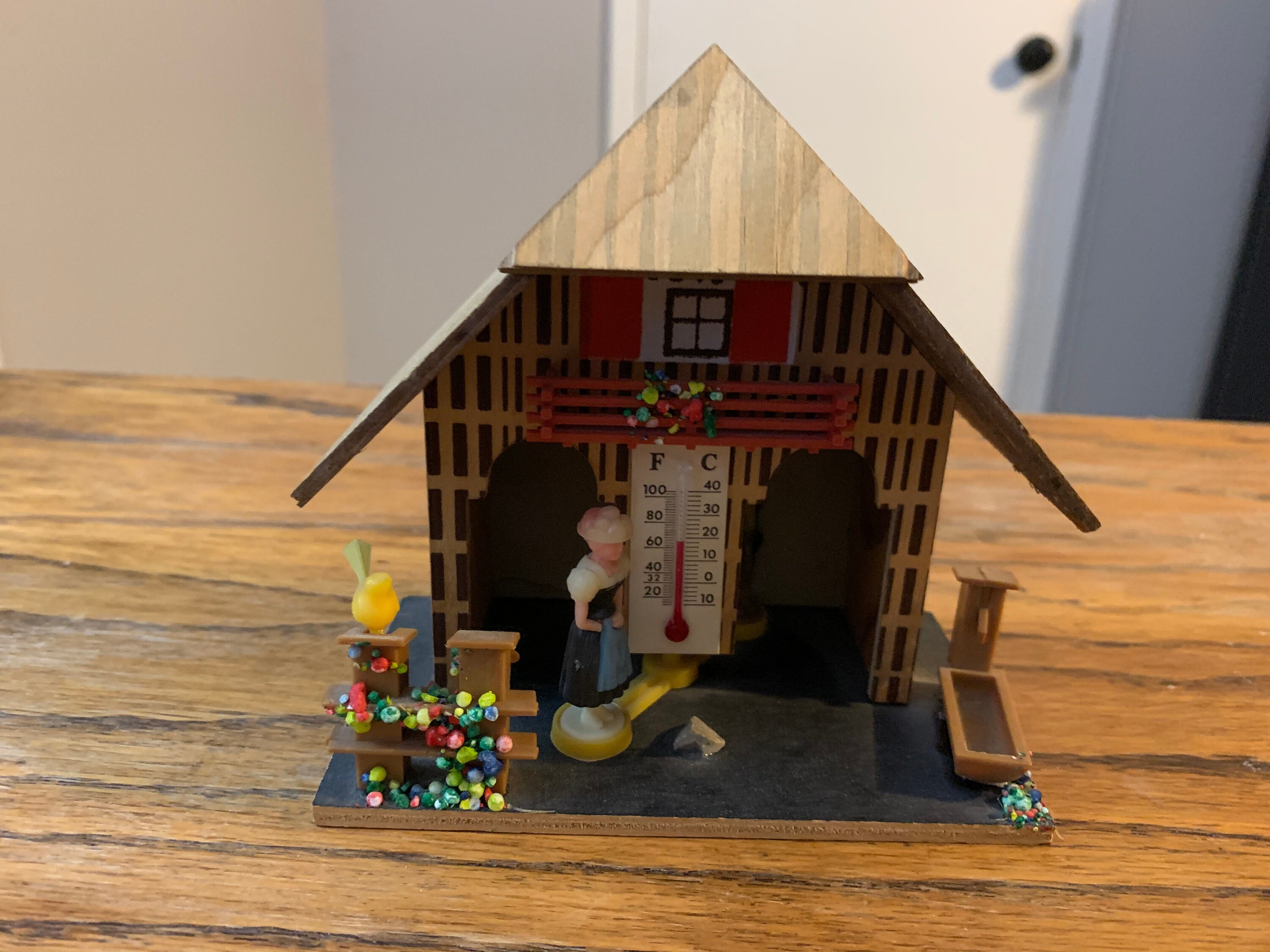 Vintage Outdoor Thermometer and Weather Indicator Etsy