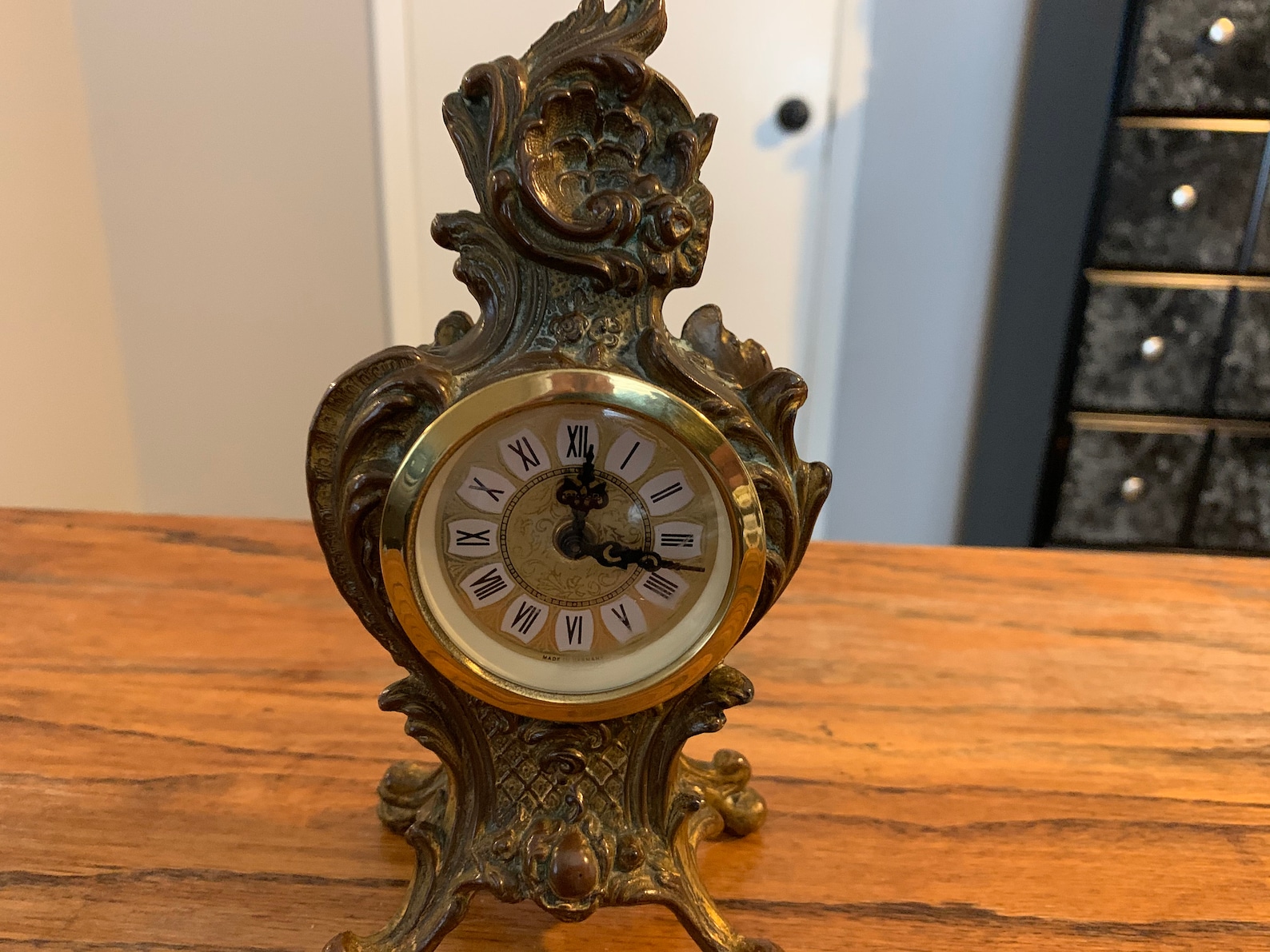 Antique Mercedes Table Clock from West Germany Etsy